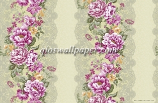 wallpaper dinding salur bunga